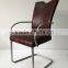 2014 Hot sale stainless steel leather dining chair (SZ-DC040)