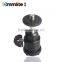 Camera Tripod Mount Mini Ball Head 1/4" Screw Camera Tripod Ball Head for Canon/Nikon Hot Shoe Flash
