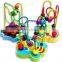 EN71 continued selling wooden intelligent beads toys OEM/ODM educational wooden baby toys