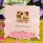 best price handmade heart shape romantic wedding invitation card for wholesale, OEM greeting card design (MWC-021)