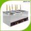 Fast Food Restaurant Equipment Free-stand Pasta Cooker 6 Well 1 Bain Marie