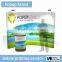 Custom Size High Quality Long Life Printed Type PP Advertising Banner Popup Stand