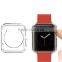 high quality crystal clear transparent soft silicon tpu Case for Apple Watch