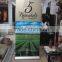 trade show roll-up display aluminium stand