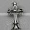 Gothic Punk Style Vintage Antique Men's 925 Sterling Silver Tribal Cross Pendant Necklace Pendant For Men