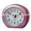 plastic oval shape table alarm clock bedside clock, children's alarm clock and nightlight
