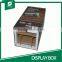 NEW STYLE CUSTOM CORRUGATED DISPALY BOX HOT USE IN SHOPS