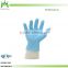 blue powder free disposable glove
