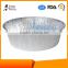 China manufactory hot selling foil container small round flan for oven