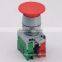 22mm IP65 Waterproof Mushroom Head Momentary Push Button Switch (GEB22)