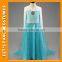 Instyles new anna elsa blue dress up party outfit Fairy Tales Dress Wholesale costume for children PGCC-1413
