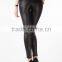 2015 New Fashion Hot Sexy Zippered Leather Pants