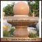 Natural stone garden water ball fountain factory sale