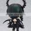 Cool Small Black japan girl with weapon anime figure/Customized limited edition japanese anime small Plastic Figures