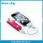 2000mah Colourful Hot sales Mobile Power USB Power Bank for Kinds Mobile Phone