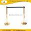 gold stanchion crowd control stanchion post crowd control strap barrier
