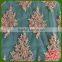 WHOLESALE SOFT SEQUINED BEADS DESIGN MESH EMBROIDERY FABRIC