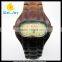 special face personality water resistant quartz attractive wood watches(WJ-3929)