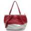 2016 Fashion Colorblock Top Handle Tote