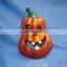 ceramic pumkin tea light holder halloween decorations