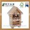 2015 china suppliers outdoor natural pine handmade wholesale FSC eco friendly wood bee hotel