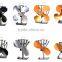 VODA 4 Blade Fireplace Stove Eco Fan