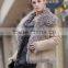 China Double Face Lamb Fur Sheep Fur Skin For Lapels Coat Jacket With Zipper