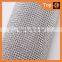 Sliver aluminum mesh with rhinestones