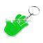custom design soft silicone wedding souvenir keychain