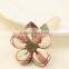 MS81090C British style kids girls hair accessories checked design hairpin