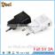Flat Slim EU/US USB Wall Charger 5V 3A For iphone 5/5S,6/6PUS for Samsung Galaxy S5/S6