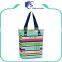 Tall Stripe Polyester Organizer Tote