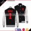 Wholesale plain own logo and number sport jacket Washing faded Long Cotton Jacket For men