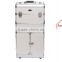 Wholesale professional Diamond white trolley cosmetic makeup case with mirror