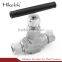 1'' Compression Fittings Union Needle Valve 6000 psig 1pc Forged Needle Valve