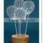 Hot selling 2016 party Acrylic night light