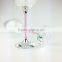 Wedding Gift Pink Crystal Goblet Coloured Long-stem Wine Glass