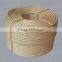 2016 cheap 3 strand or 4 strand jute rope