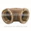 Bronze 1/8"~4" made in Taiwan PIPE Fitting 90 degree eblow