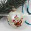 2016 Plastic Christmas Ball, christmas tree ball ,Hand painted ball