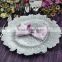 Cheap Unique Hotel and Home Decoration Silver Glass Wedding Charger Plate Wholesale