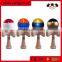 factory direct creative toys stripped wooden kendama toy