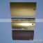 Durable aluminum extrusions 6063 6061 t5 t6 for window and door in anodize gold/black color