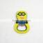 Wholesale Cartoon Character Soft PVC Cute Metal Rubber Bottle Openers