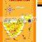 100% cotton 21 s *21s reactive printed map design beach towel for wholesale