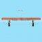 Customed logo natural Wooden Hanger For Clothes