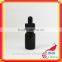 Black essential oil bottle with 5ml glass dropper bottle for cosmetic oil bottle