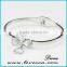 in stock ~~hot sell Low MOQ 316L stainless steel bangle