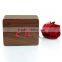 Digital desk clock wooden LED alarm clock