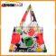 190T reusable polyester folding shopping bag